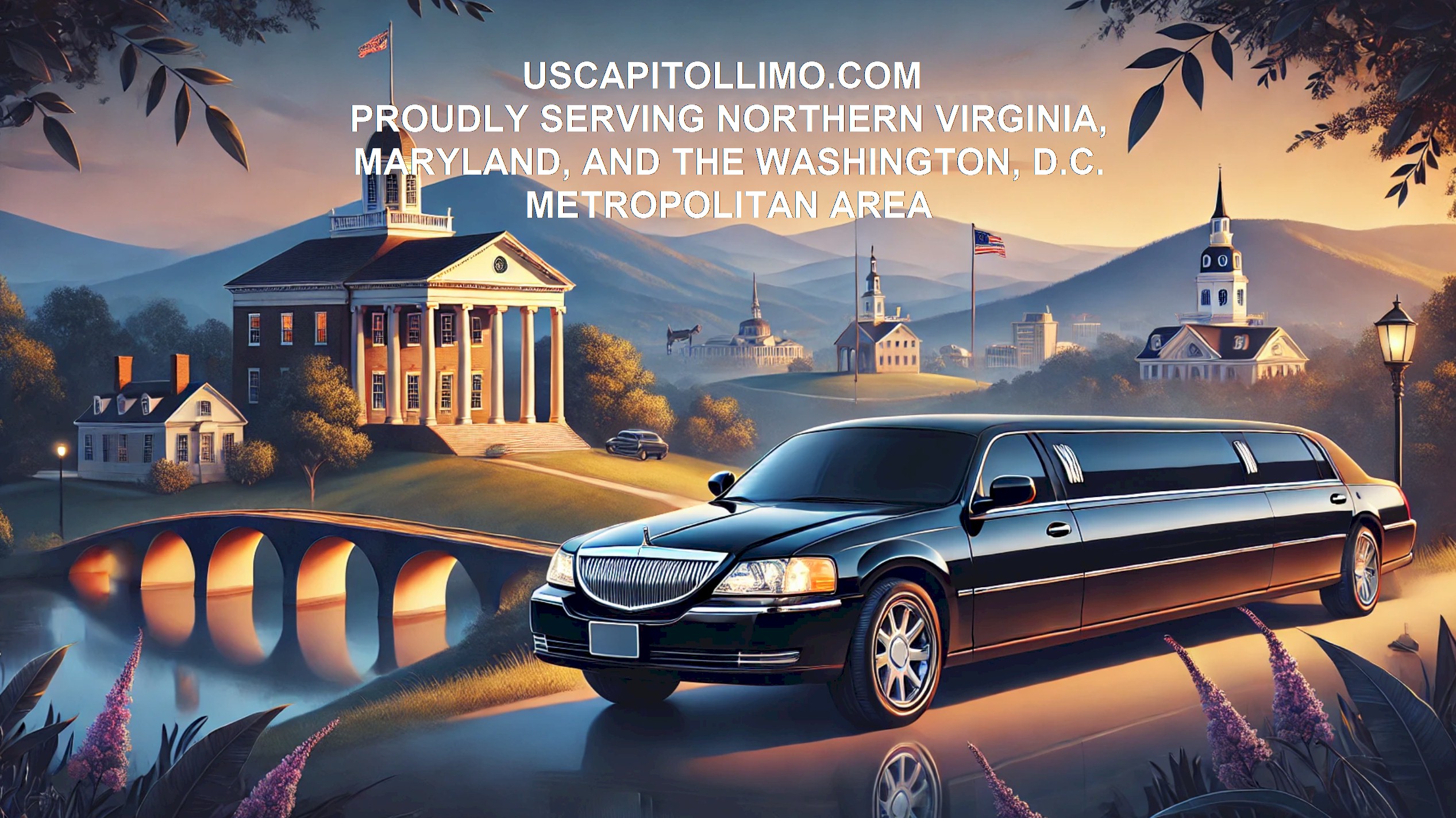 Banner for USCapitollimo.com LLC Luxury Virginia Limo Services | Premium Limousine Transportation